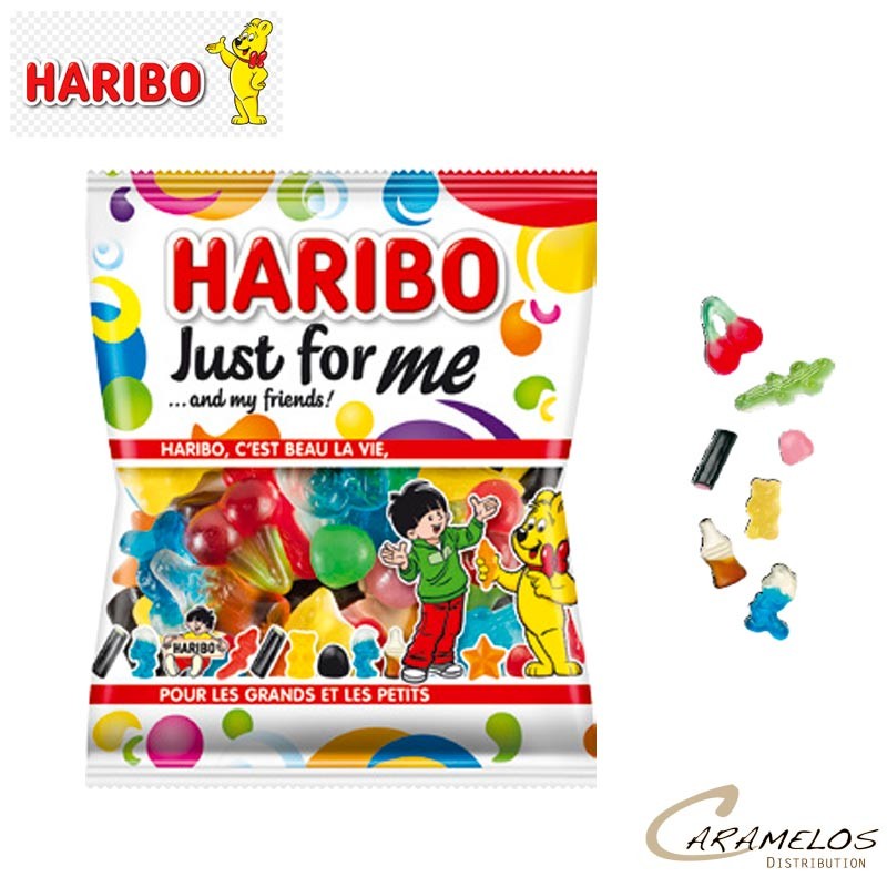 Vente grossiste  confiserie JUST  FOR ME  120 G HARIBO Choix 