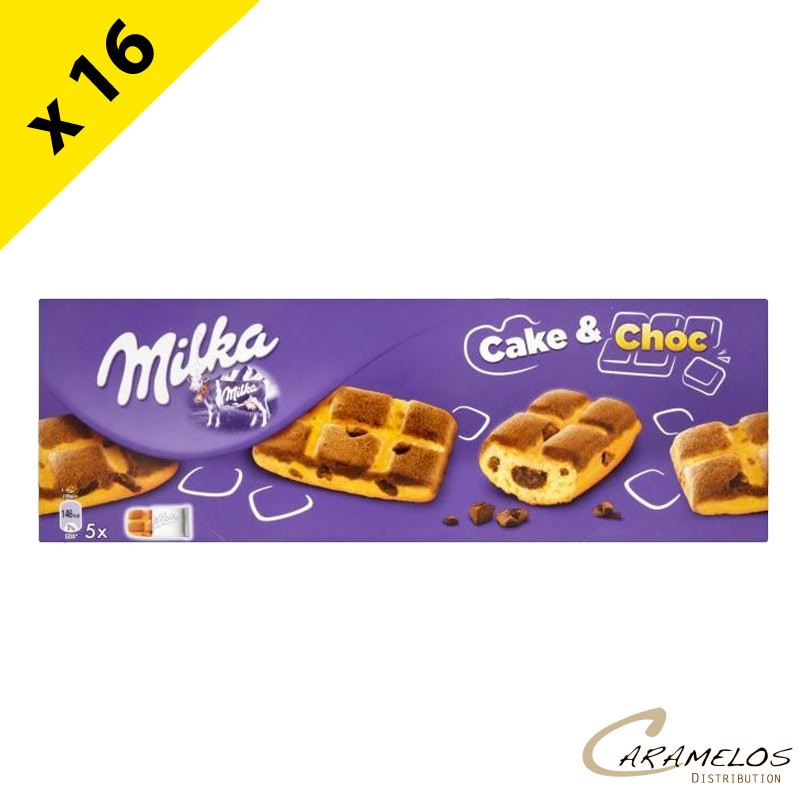 MILKA CAKE & CHOC 175G X16 MILKA CAKE & CHOC 175G X16