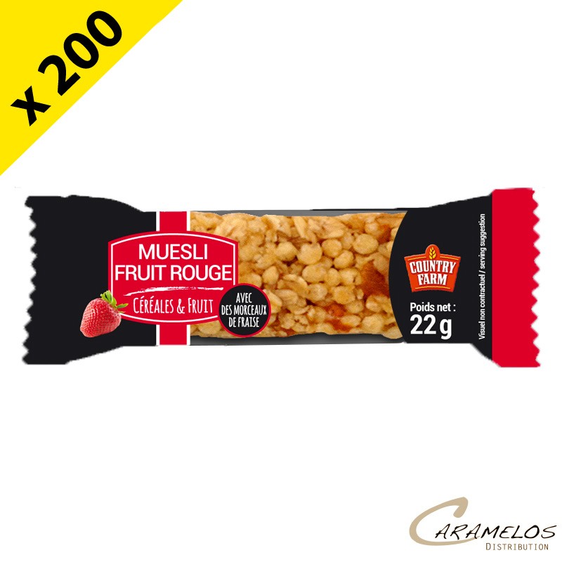BARRE MUESLI FRUITS RO COUNTRY FARM 22GR BARRE MUESLI FRUITS RO COUNTRY FARM 22GR