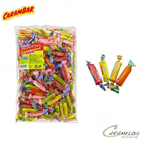 CARAMBAR MINI MIX  VRAC 1KG (+/-250pcs)