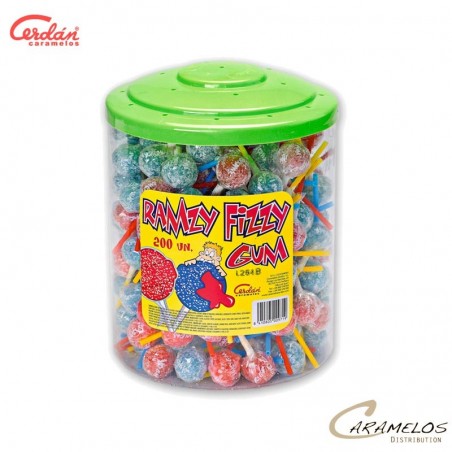 SUCETTES RAMZY FIZZY COLA/CERISE  X200