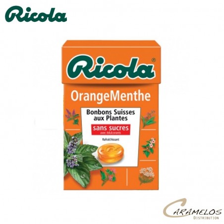 RICOLA ORANGE-MENTHE S/S  50G x20