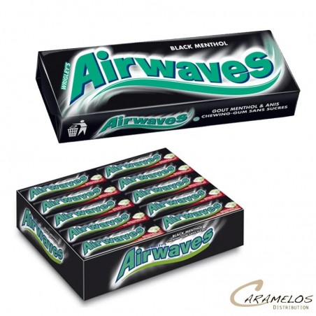AIRWAVES BLACK MENTHOL  x30