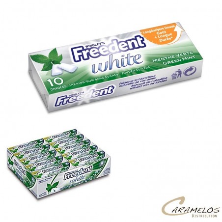 FREEDENT WHITE MENTHE VERTE 30D x30
