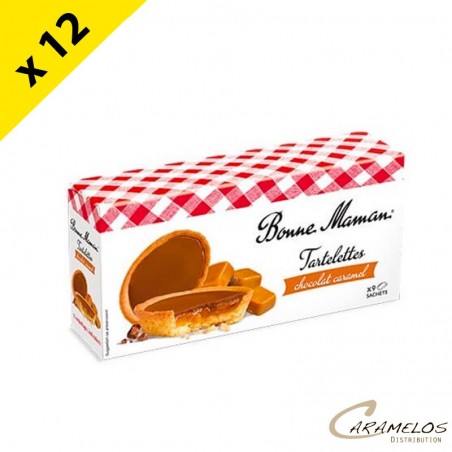 TARTELETTE CHOC CARAMEL BONNE MAMAN 135G x12