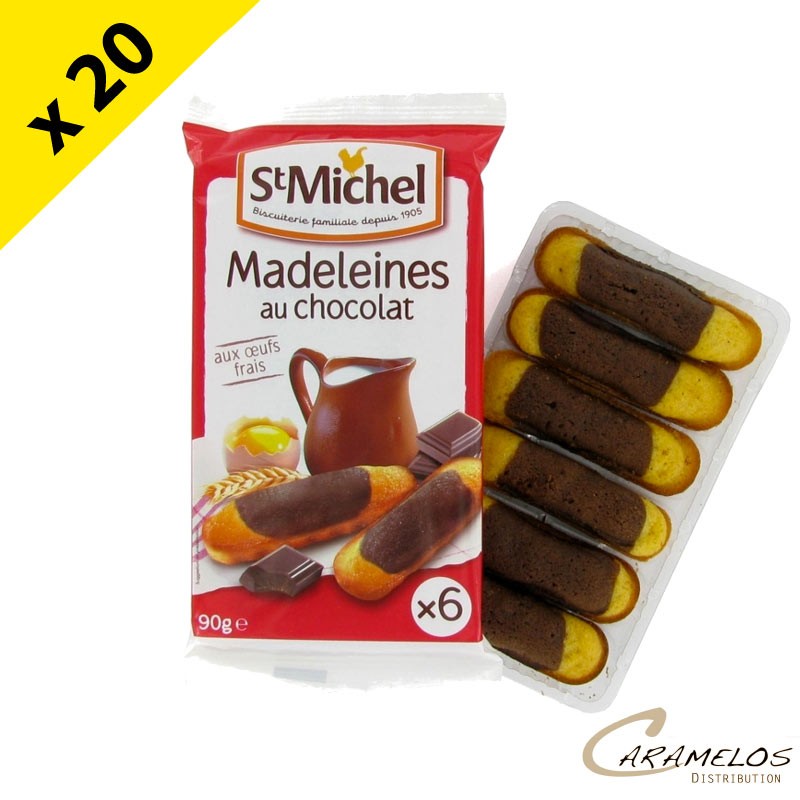 MADELEINE LONGUE CHOCO X6 90G ST MICHEL