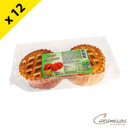 6 COUQUES AUX POMMES 300g