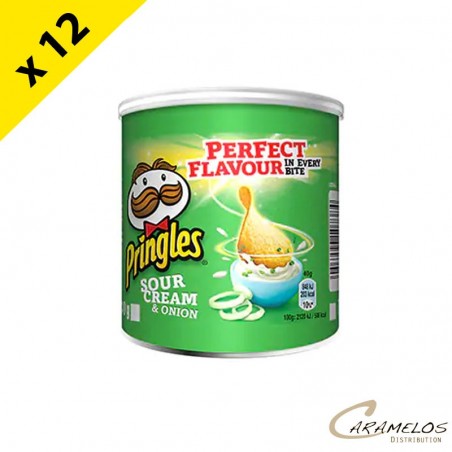 PRINGLES CREME & OIGNON  PM  40 Grs x12