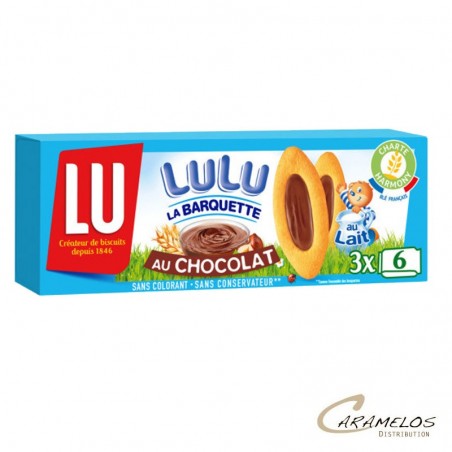 Vente grossiste confiserie BARQUETTE CHOCOLAT 120G X20