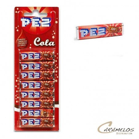 PEZ BLISTER 8 RECHARGES COLA