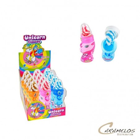Vente grossiste confiserie UNICORN DIPPER  X12  BRABO