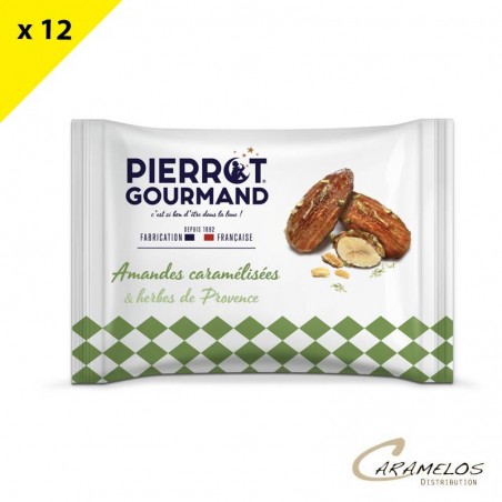 Vente grossiste confiserie AMANDES CARAMELISEES 12X45G  PG