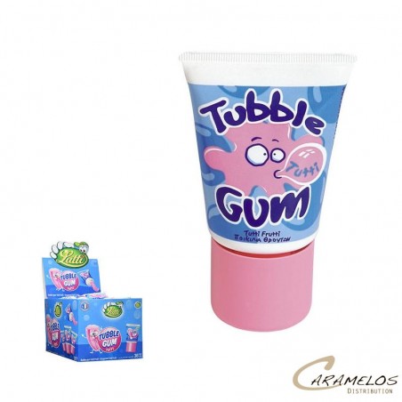 Vente grossiste confiserie TUBBLE GUM TUTTI  LUTTI x24