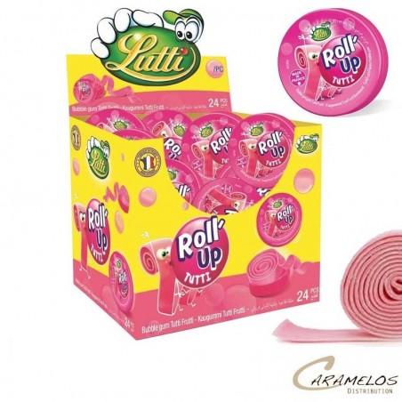 Vente grossiste confiserie ROLL'UP TUTTI  LUTTI x24