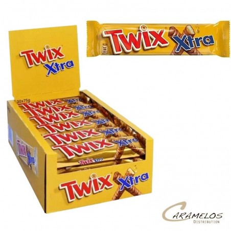 Vente grossiste confiserie TWIX XTRA 30X75G