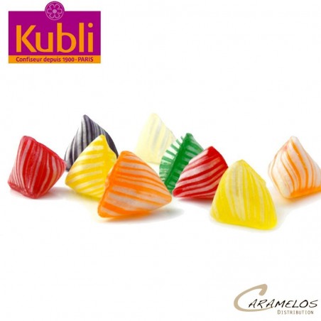 Vente grossiste confiserie BERLINGOT FRUITS 2KG  KUBLI