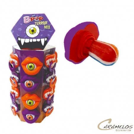 Vente grossiste confiserie BPOP TERROR MIX  X24  BRABO