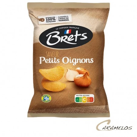 CHIPS BRET'S ARO. OIGNONS 125 G x10