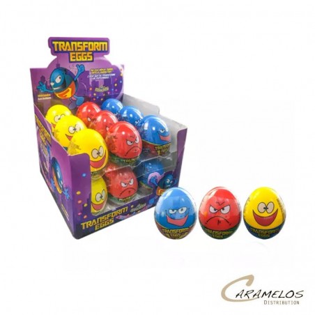 Vente grossiste confiserie TRANSFORM EGGS  X18   BRABO
