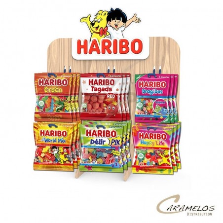 Vente grossiste confiserie COLIS HARIBO PRES. BOIS 6 BROCHES-106177