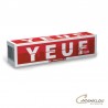 Vente grossiste confiserie YEUF PACK 5 SLIM ROUGE x10