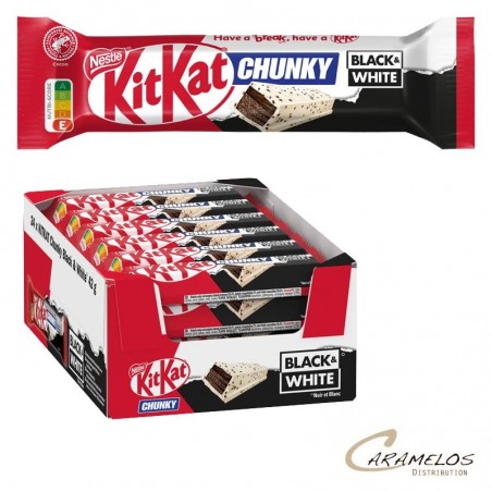 Vente grossiste confiserie KIT KAT CHUNKY BLACK & WHITE 42G X24