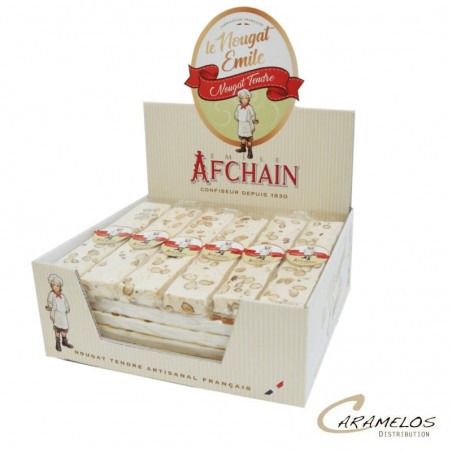 Vente grossiste confiserie BARRE NOUGAT TENDRE VANILLE 50G X36