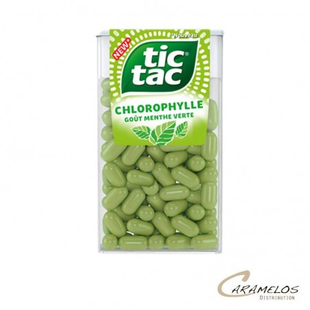 TIC TAC CHLOROPHYLLE goût menthe verte