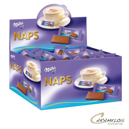 Vente grossiste confiserie MILKA NAPS napolitains lait 355 (1702g)