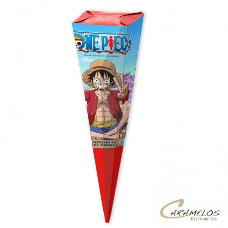 Vente grossiste confiserie CONES SURPRISE ONE PIECE x 6