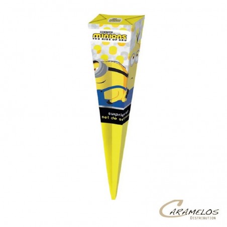 Vente grossiste confiserie CONES SURPRISE MINIONS x 6