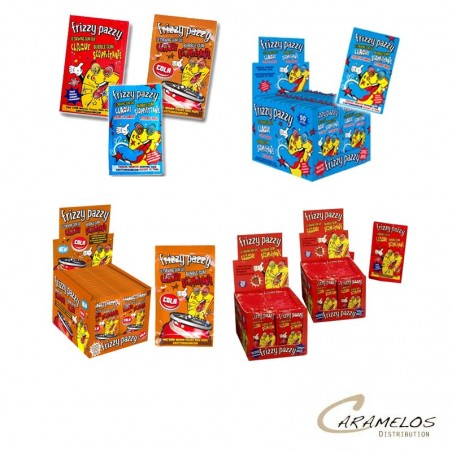 Vente grossiste confiserie COLIS BRABO FRIZZY PAZZY 4 BOITES