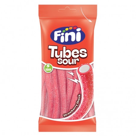 Vente grossiste confiserie BATONS FRAISE ACIDES  FINI 90G FINI x12