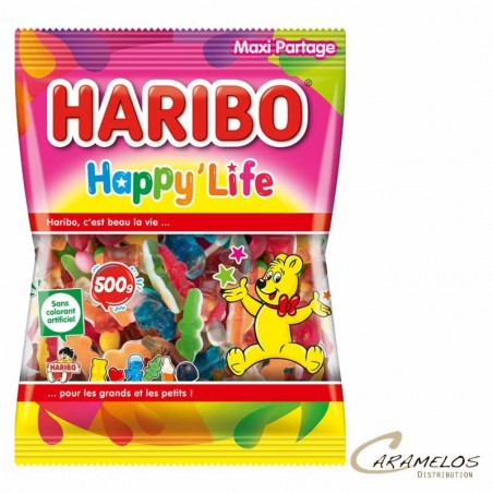 Vente grossiste confiserie HAPPY LIFE  20X500G  HARIBO