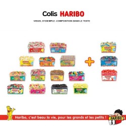 Vente grossiste confiserie COLIS HARIBO AP 13+3 PERMANENT 10054414
