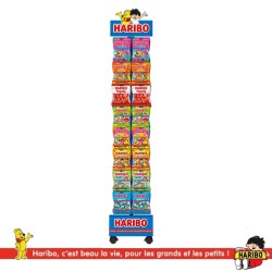 Vente grossiste confiserie PRESENTOIR HARIBO SOL METAL 16 BROCHES