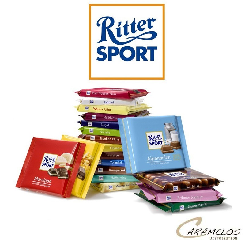 Vente grossiste confiserie RITTER PRES. VARIETY 100G X36  - 5518