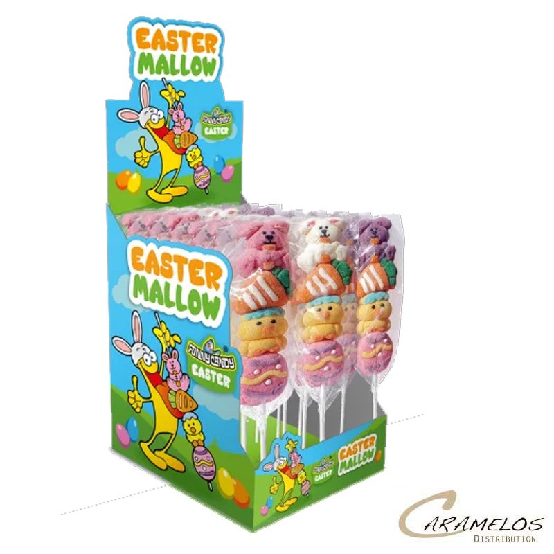 Vente grossiste confiserie EASTER MALLOW  X24  BRABO