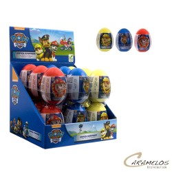 Vente grossiste confiserie OEUF PLASTIQUE SUPER SURPRISE PAW PATROL