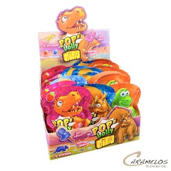 Vente grossiste confiserie POP LOLLY DINO  X36  BRABO
