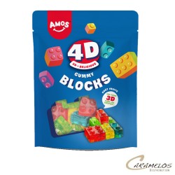 Vente grossiste confiserie AMOS KIDS  BLOCKS  12X140G