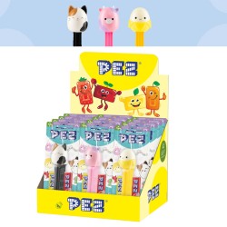Vente grossiste confiserie PEZ SQUISHMALLOWS  + 1 RECHARGE x12